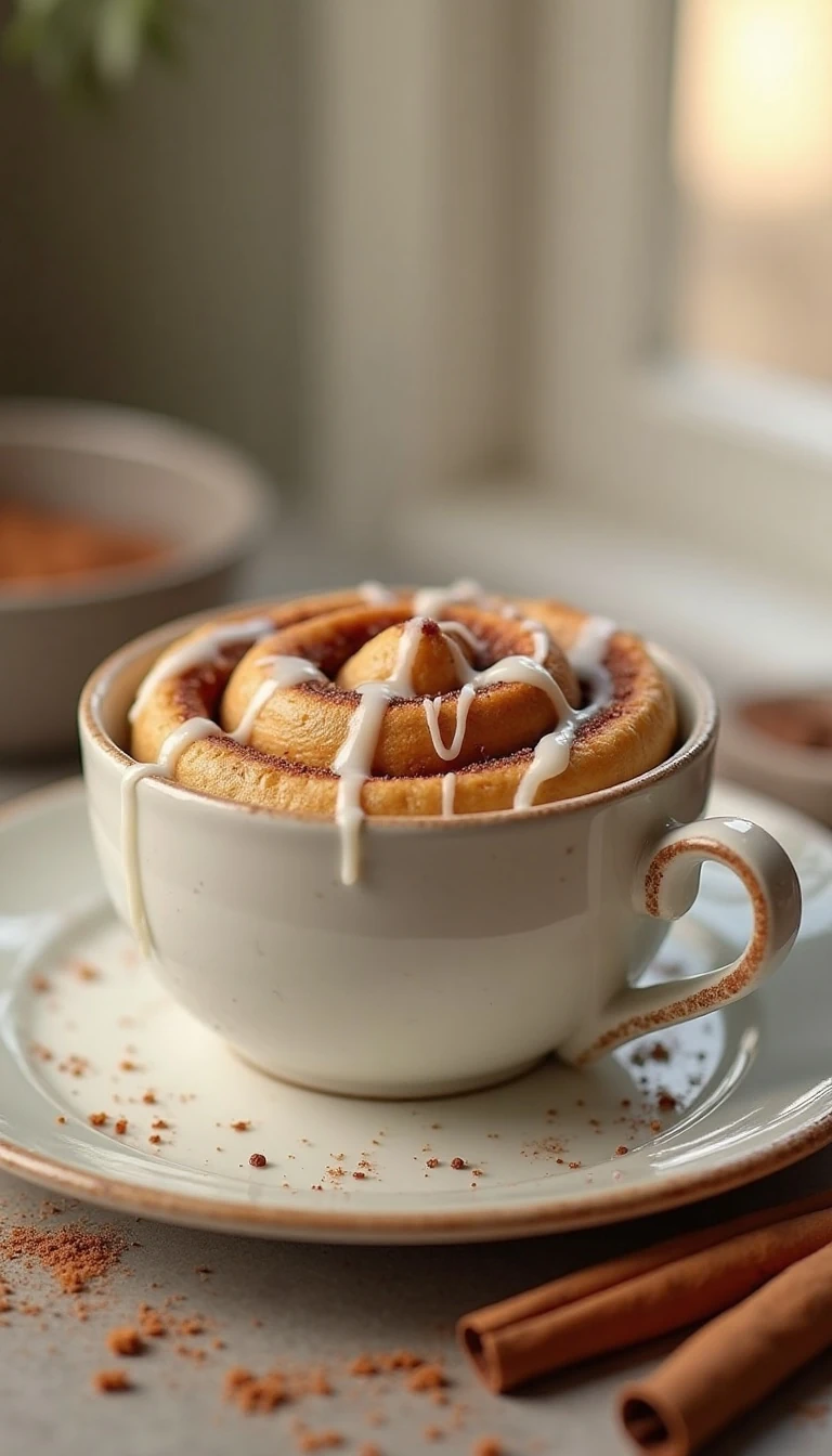 Cinnamon Roll in a Mug: Quick, Cozy Recipe