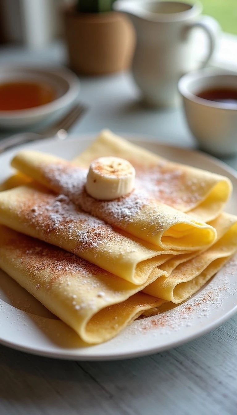 Easy Cinnamon Sugar Dessert Crepes Recipe