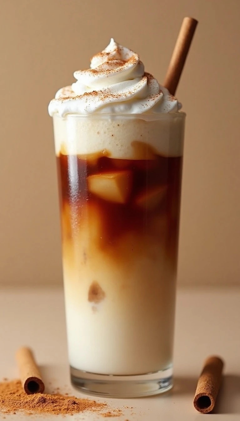 Cinnamon Vanilla Upside-Down Iced Coffee Recipe