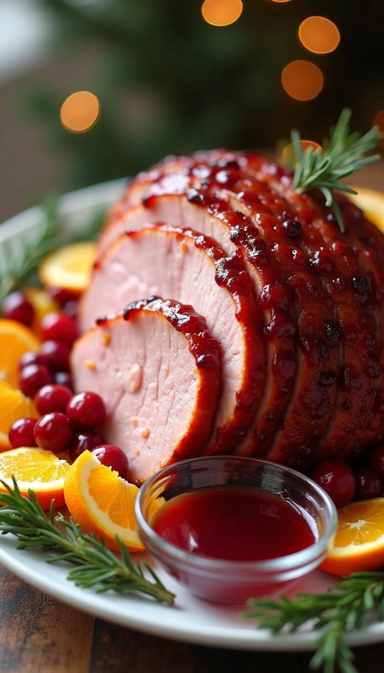 Citrus Cranberry Ham Recipe: The Best Holiday Glazed Ham