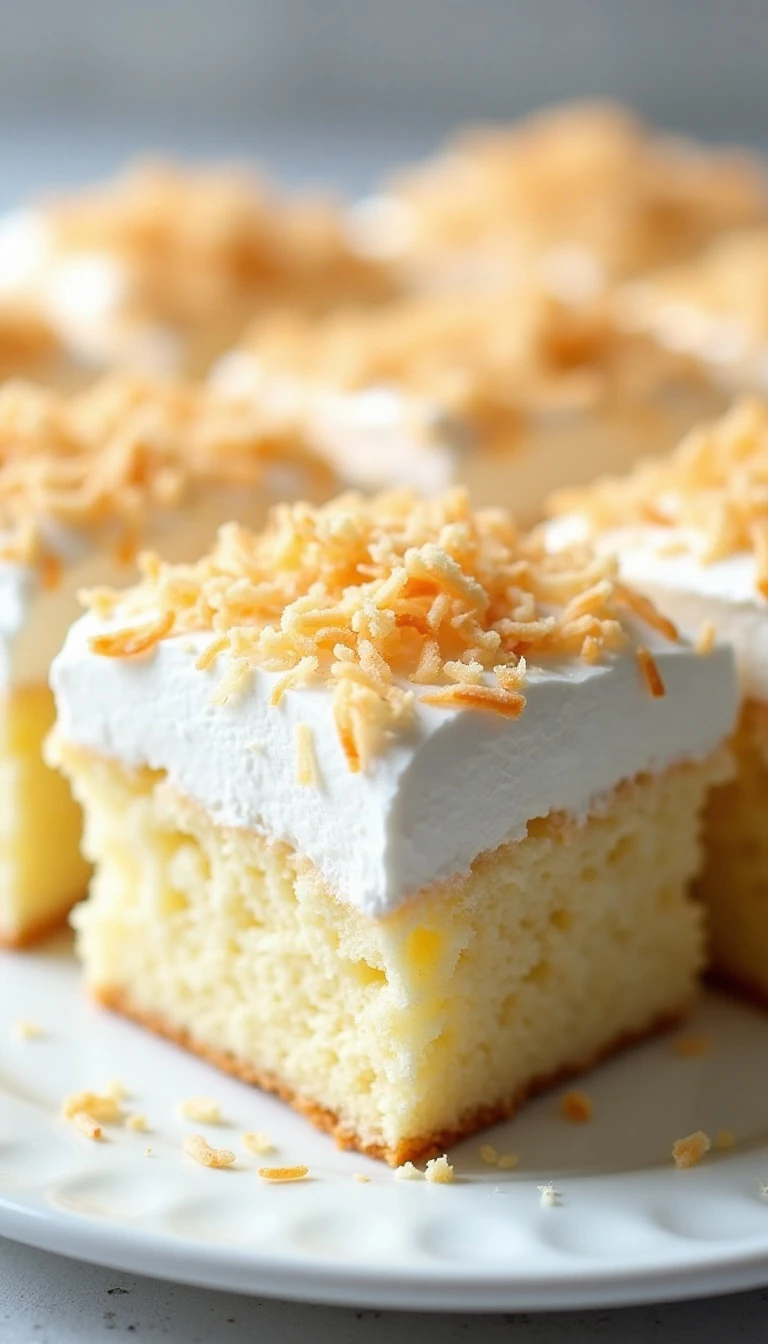 Easy Coconut Cream Cake Recipe: A Moist, Creamy Poke Cake
