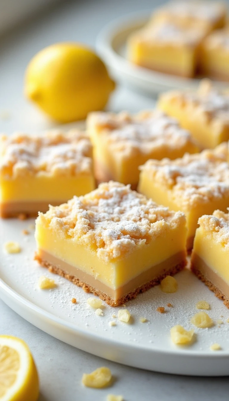 Coconut Lemon Crumble Bars Recipe: A Zesty Treat