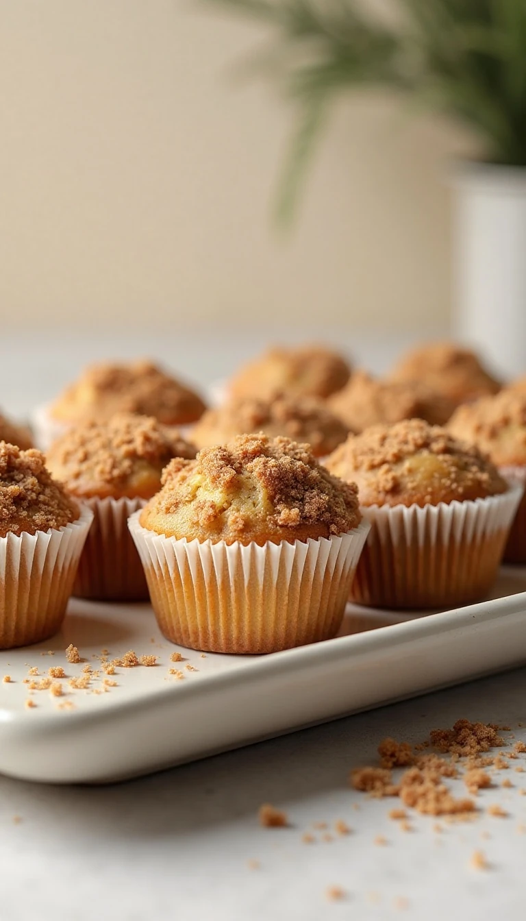 Easy Coffee Cake Muffins Recipe with Cinnamon Streusel