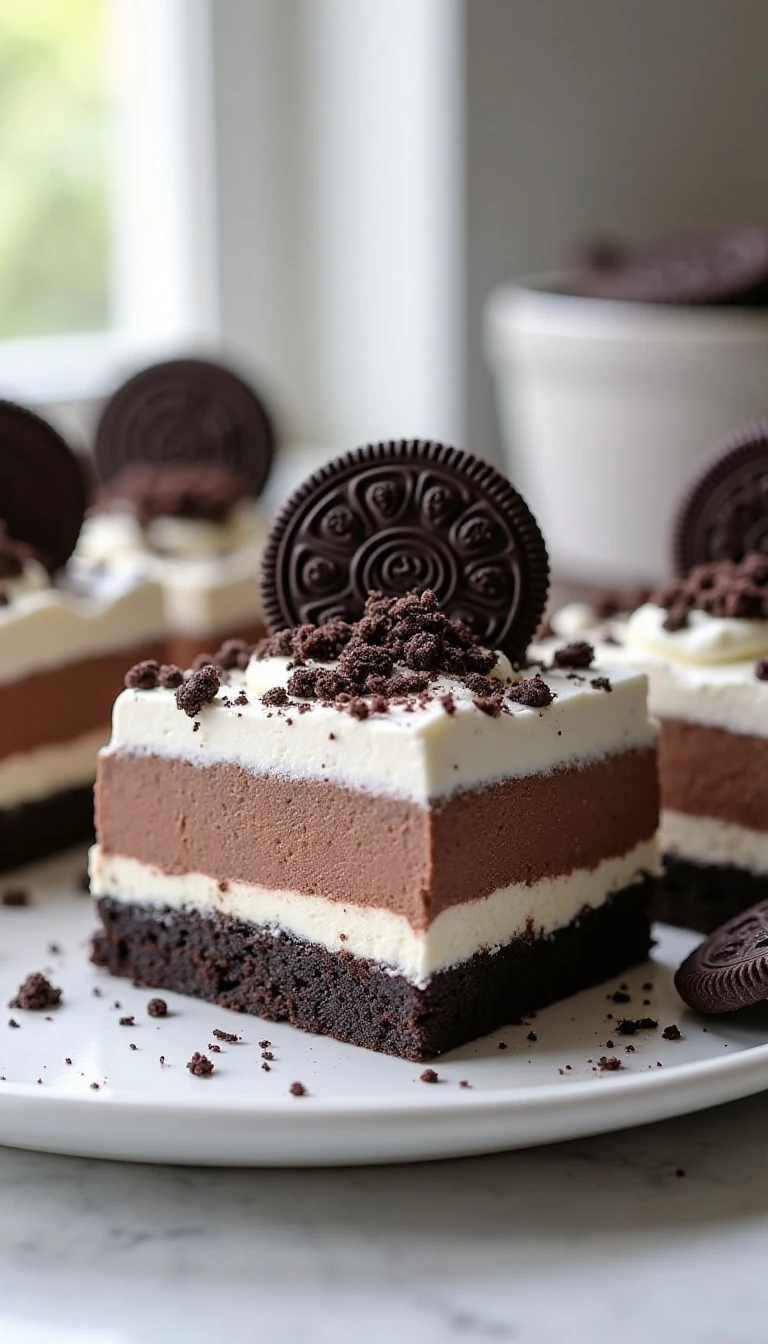 Easy No-Bake Cookies and Cream Dessert Recipe