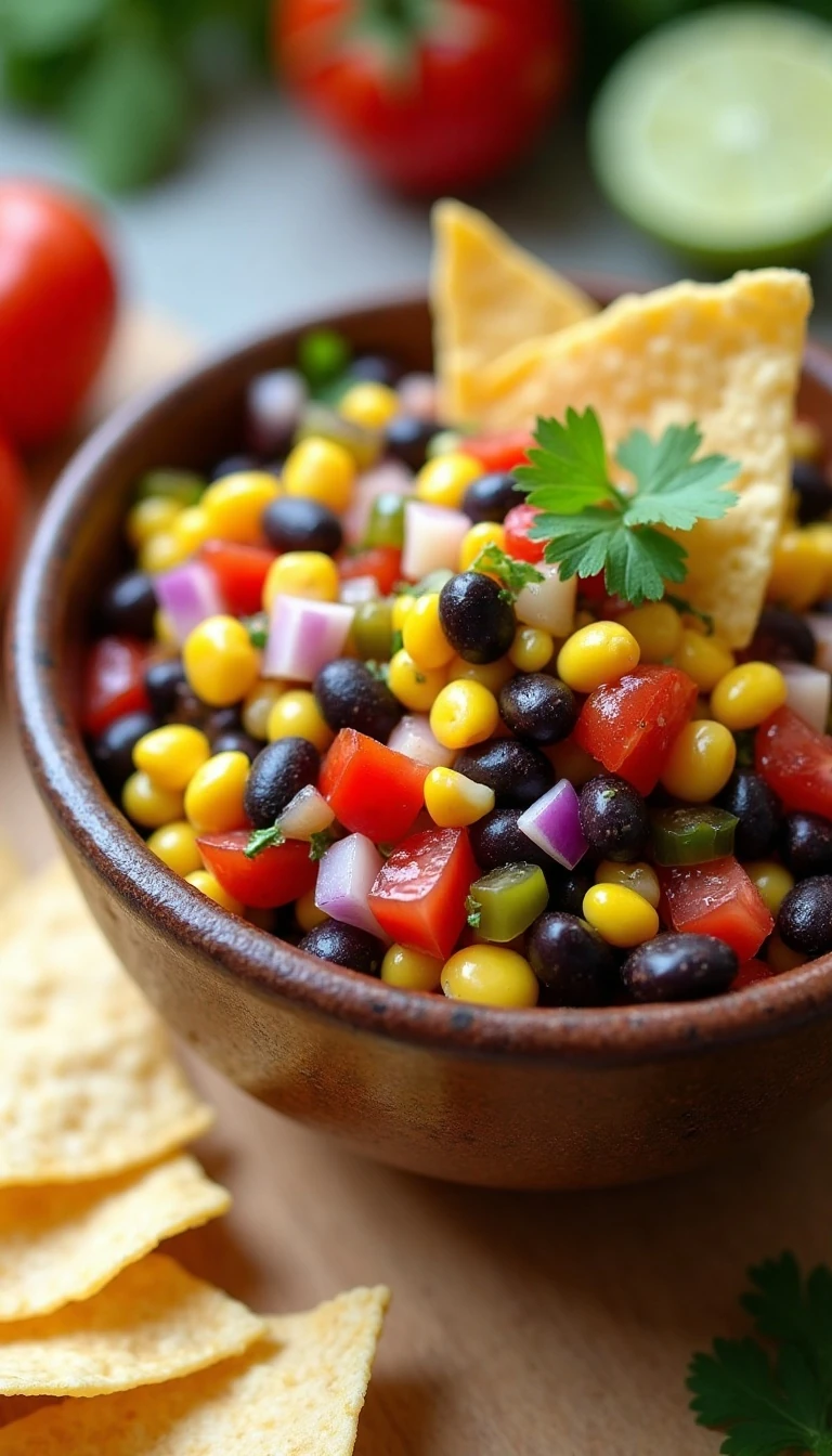 Easy Corn and Black Bean Salsa Recipe
