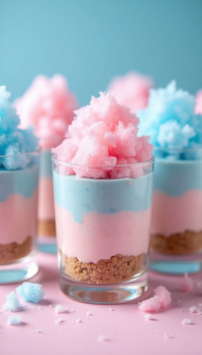 Cotton Candy Cheesecake Parfaits Everyone Will Love