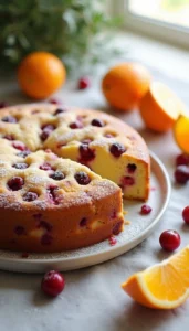 Easy Cranberry Breakfast Cake Recipe