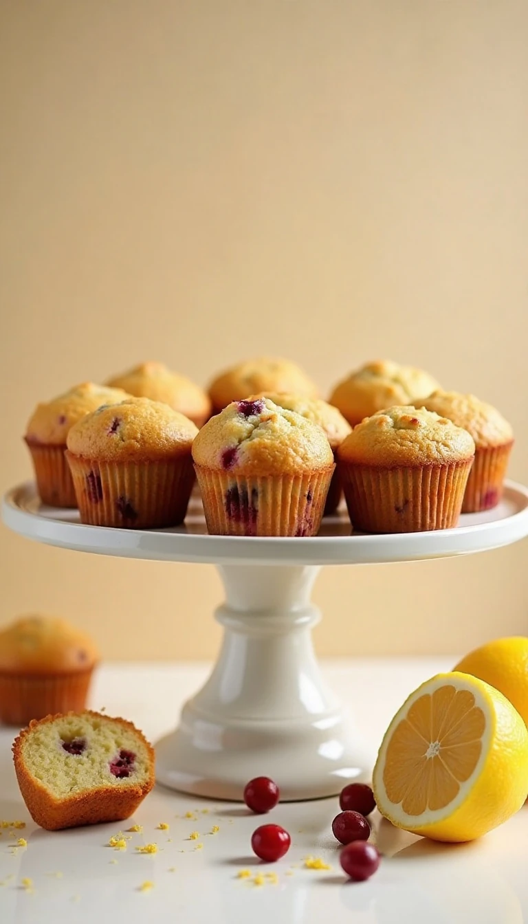 Easy Cranberry Lemon Muffins Recipe for a Bright, Bakery-Style Breakfast