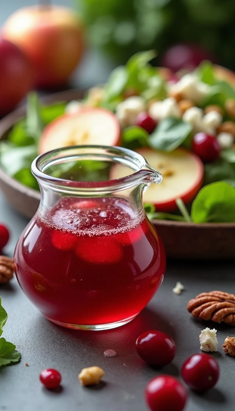 Easy Cranberry Maple Vinaigrette Recipe