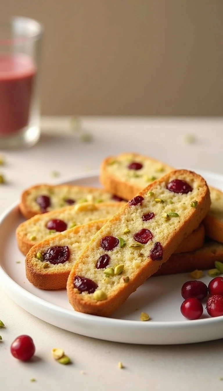 Easy Cranberry Pistachio Biscotti Recipe