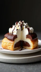 Crazy Good Chocolate Cream Puff Dessert Recipe