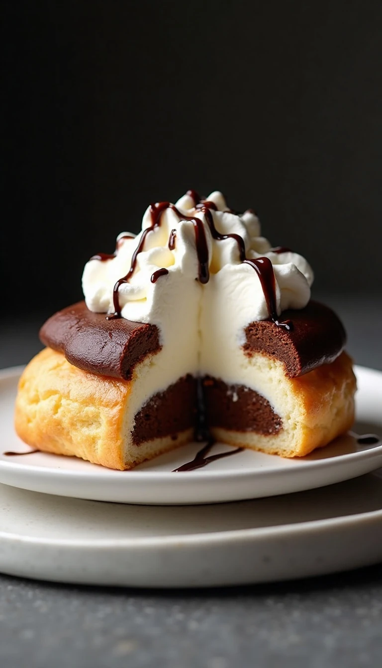 Crazy Good Chocolate Cream Puff Dessert Recipe