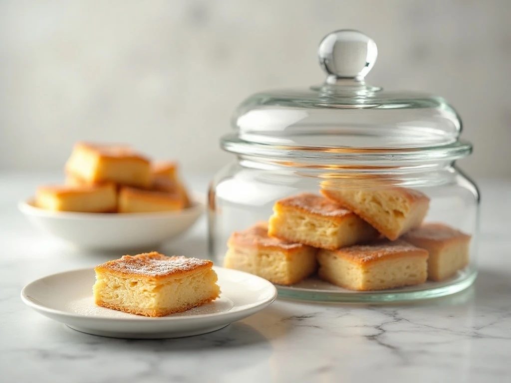 Stored cream cheese Danish crescent roll squares