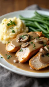Easy Cream of Mushroom Chicken Bake Recipe