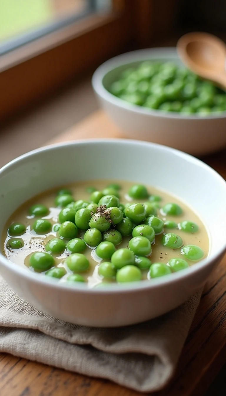 Easy Old-Fashioned Creamed Peas Recipe
