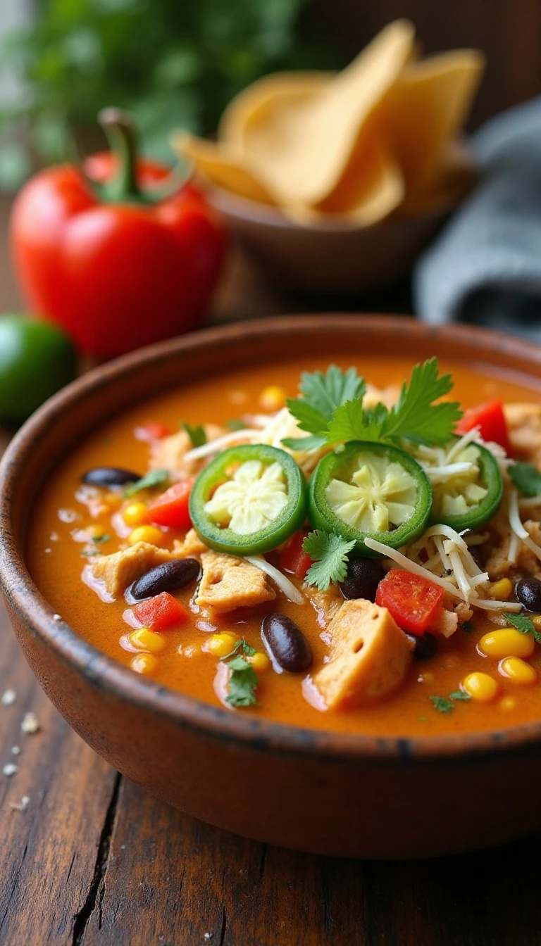 Creamy Chicken Fajita Soup Recipe for Cozy Nights
