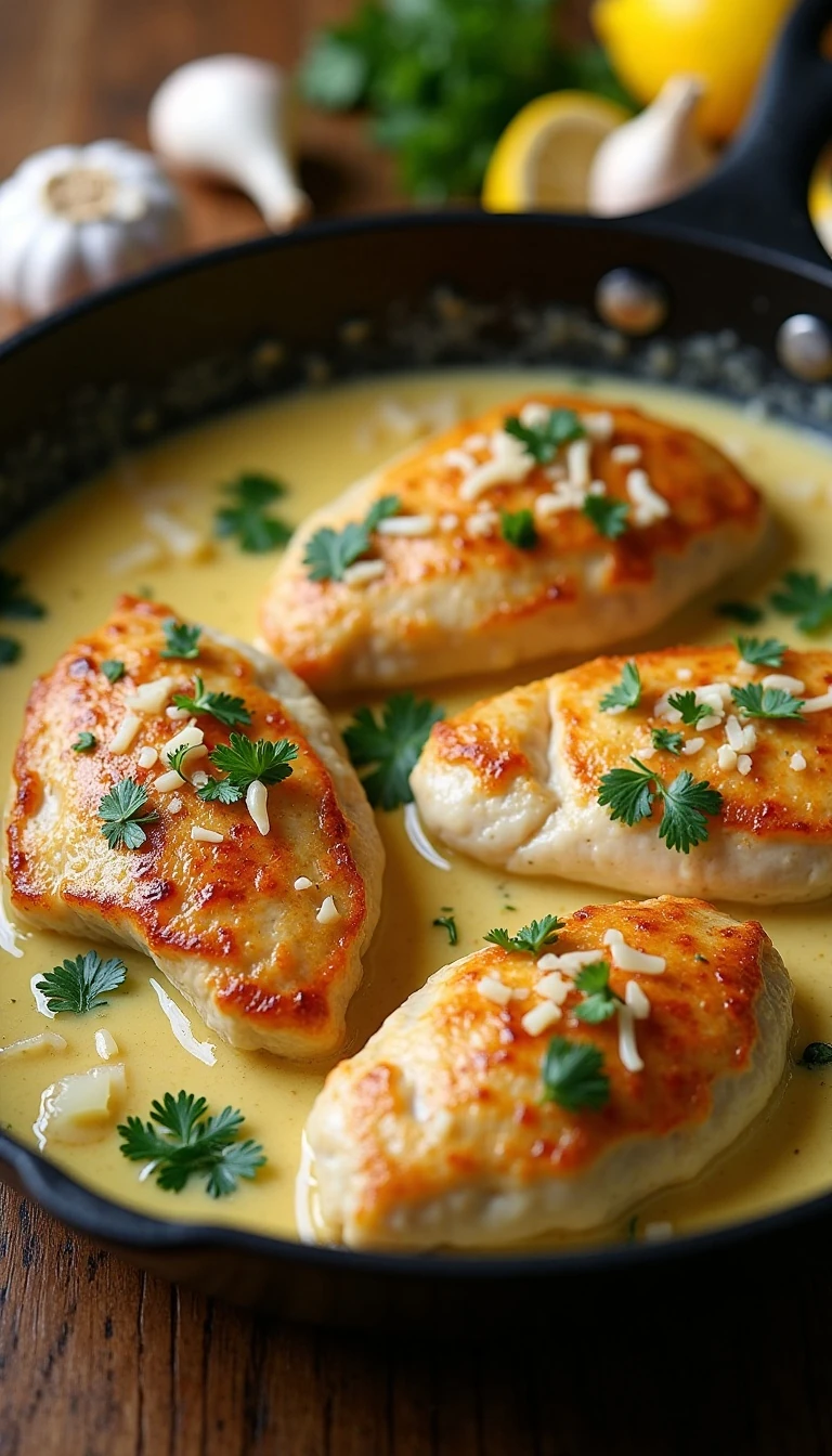 Creamy Garlic Butter Chicken: A Rich, Easy Dinner Recipe