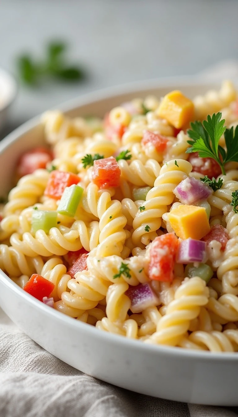 Creamy Pasta Salad Recipe: Easy, Flavorful & Crowd-Pleasing