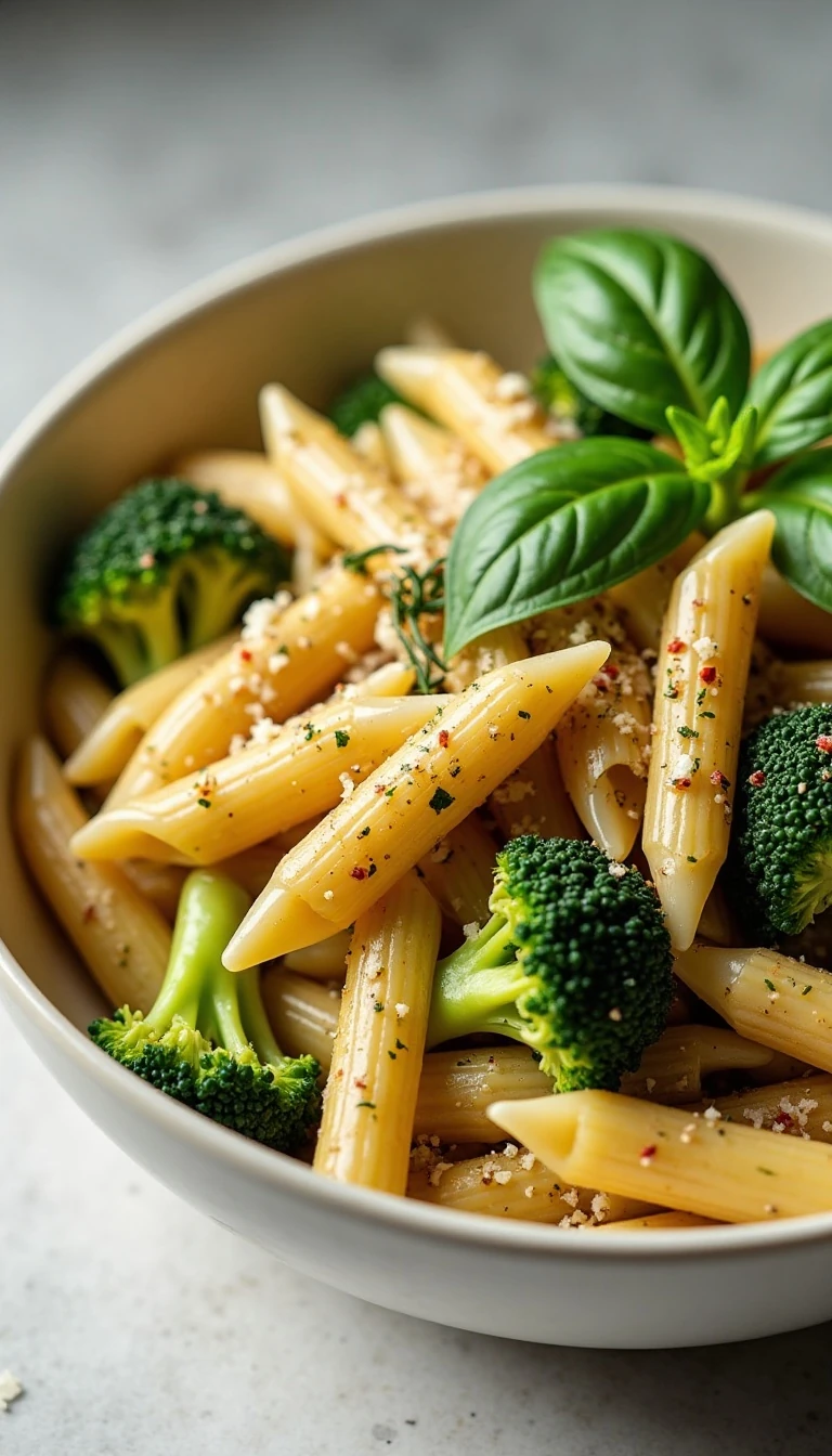 Creamy Pesto Pasta with Chicken and Broccoli Recipe