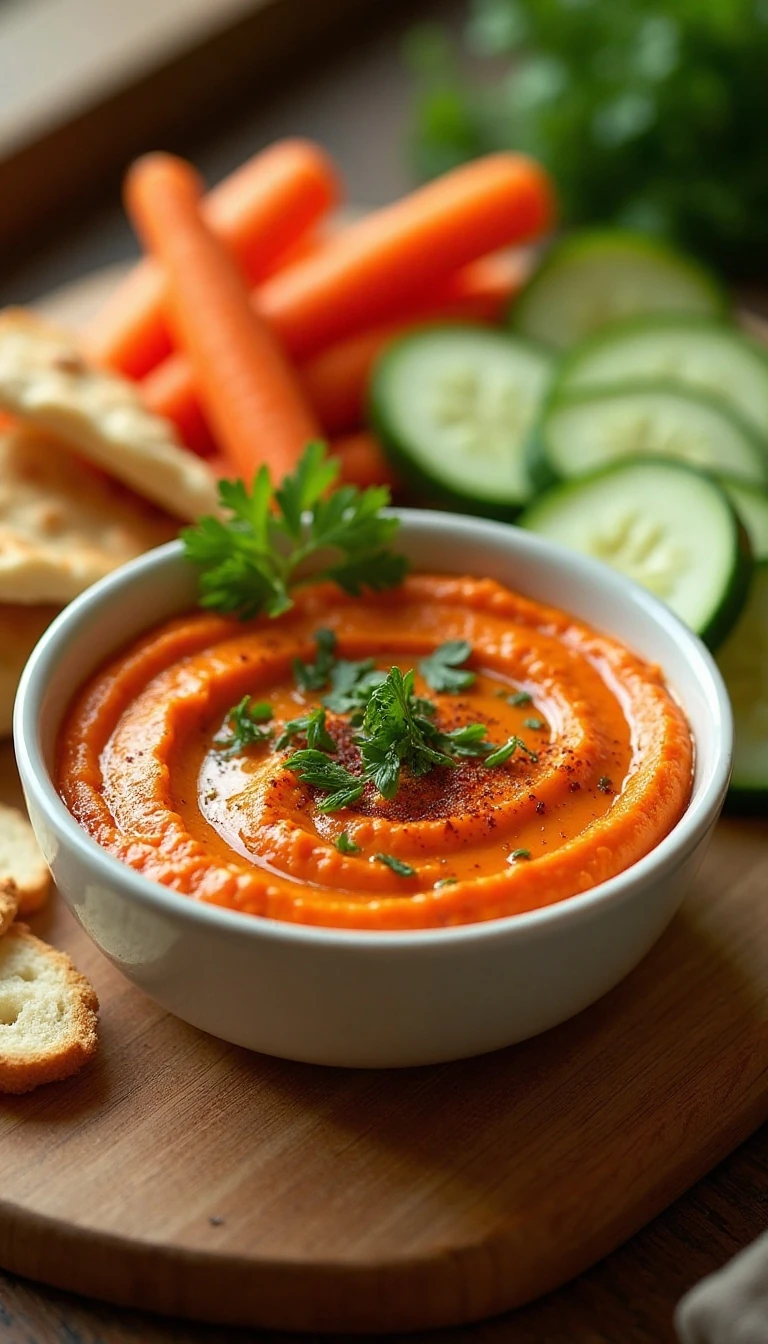 Creamy Roasted Red Pepper Dip Recipe