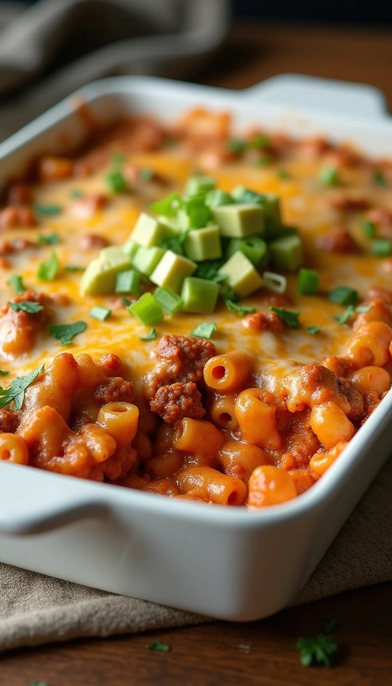 Creamy Taco Pasta Bake Recipe