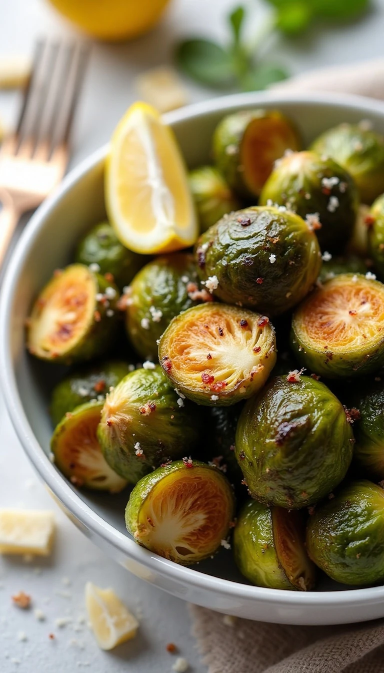 Crispy Air Fryer Brussels Sprouts Recipe