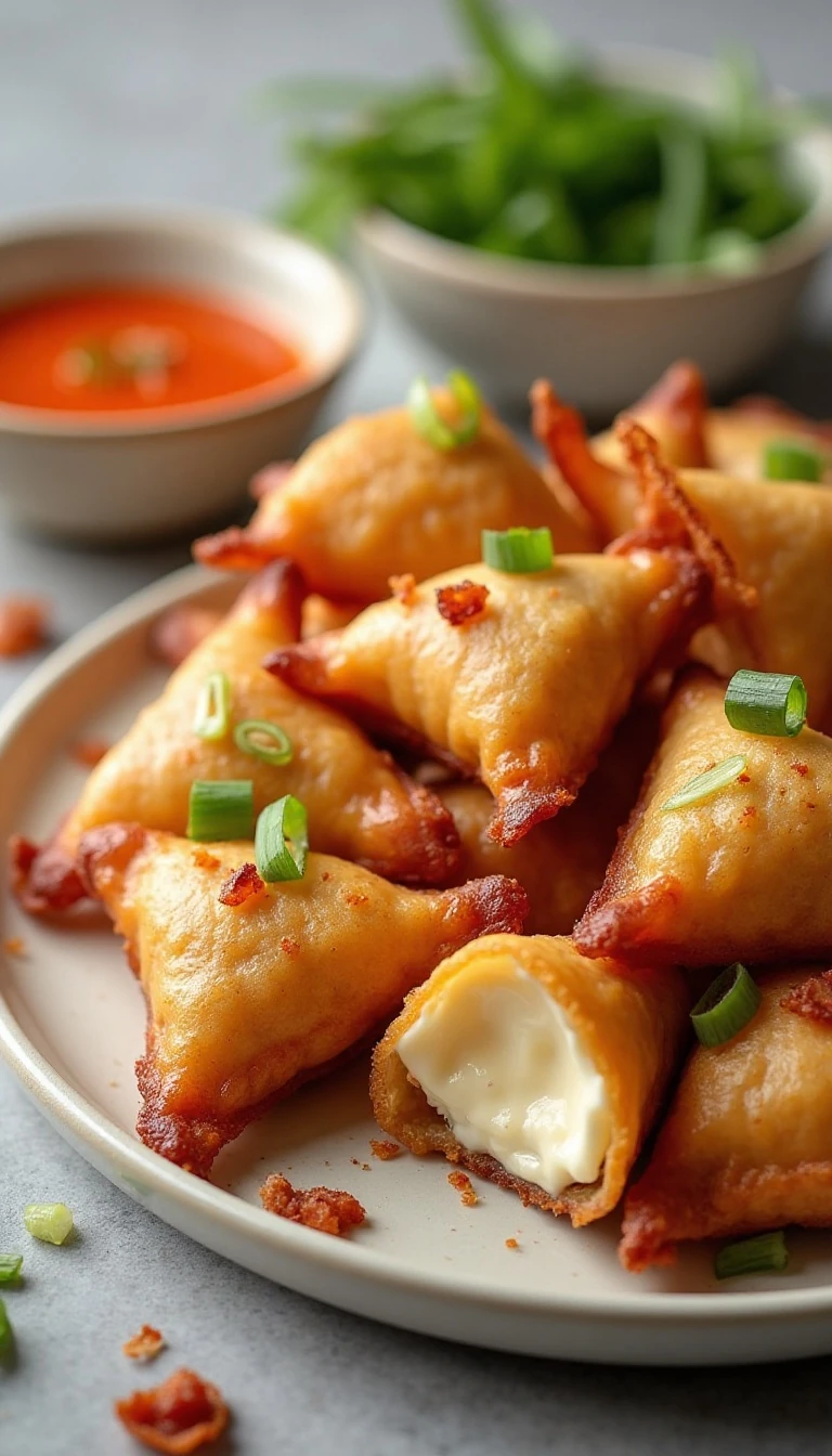 Crispy-Creamy Bacon Cheese Wontons Everyone Will Love