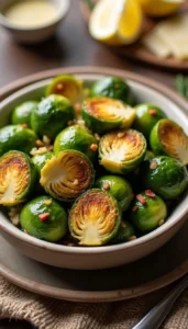 Crispy Garlic Sautéed Brussels Sprouts Recipe