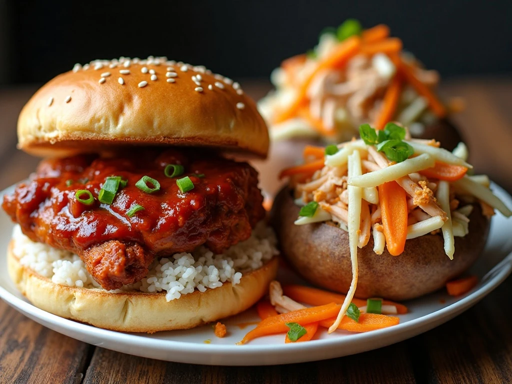 Three ways to serve Crock-Pot BBQ chicken