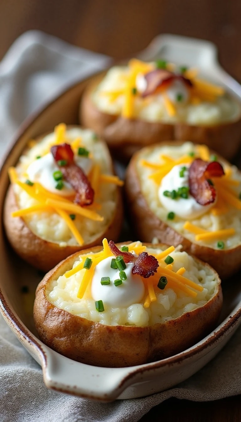 Perfect Crockpot Baked Potatoes Recipe (Easy & Fluffy)