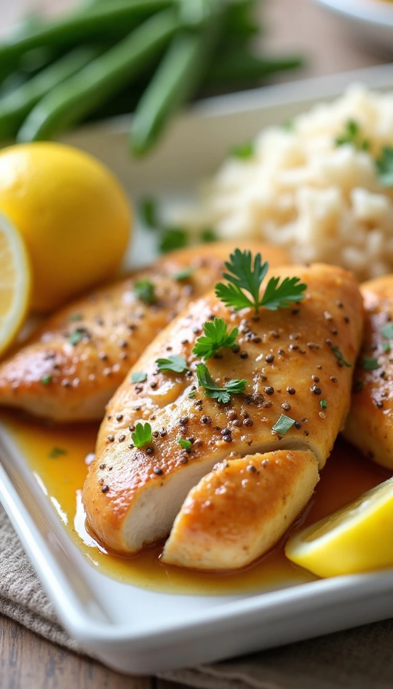 Easy Crockpot Lemon Pepper Chicken Recipe