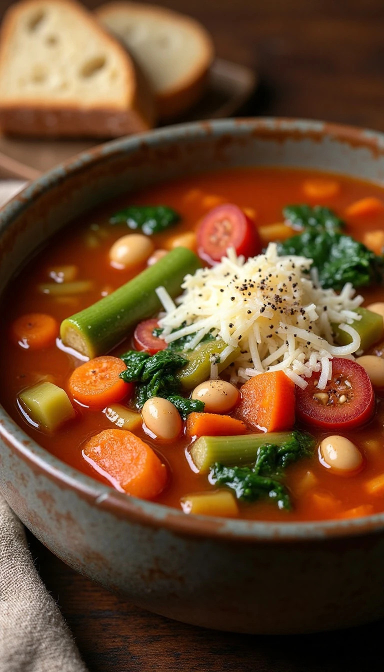 Easy Crockpot Minestrone Soup Recipe