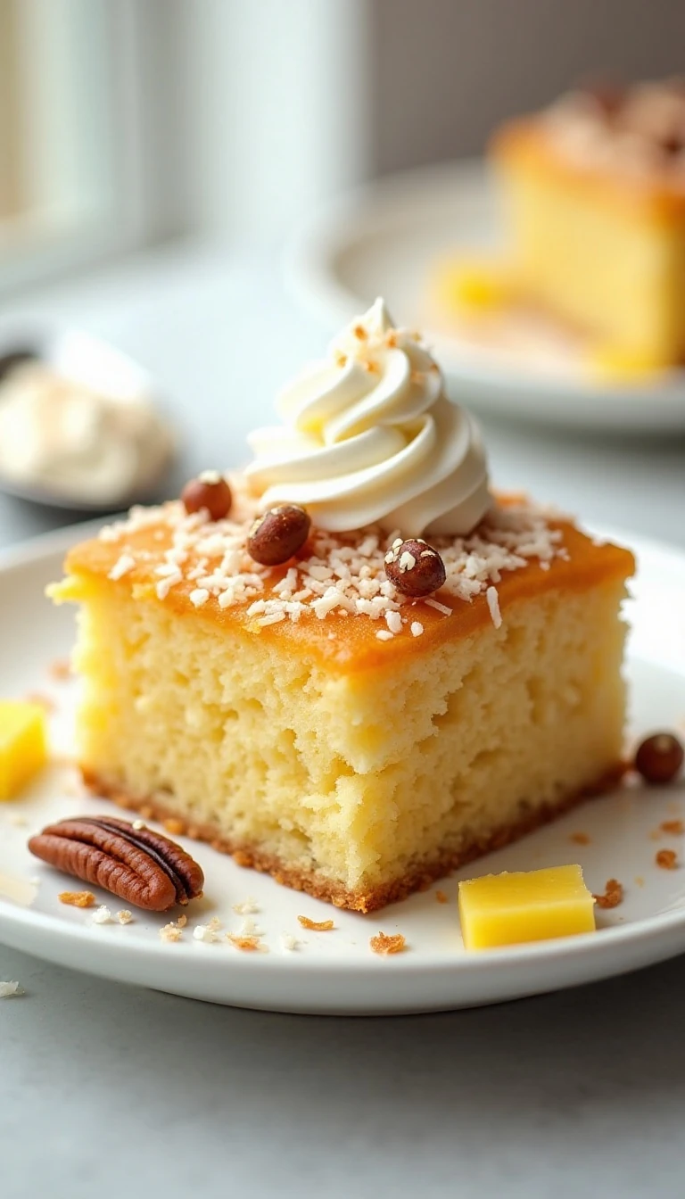 Crockpot Pineapple Coconut Cake: Easy Dessert Recipe