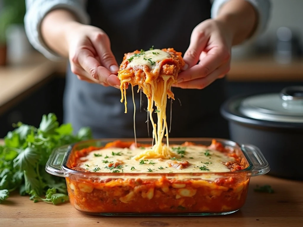 Storing leftover crockpot pizza casserole