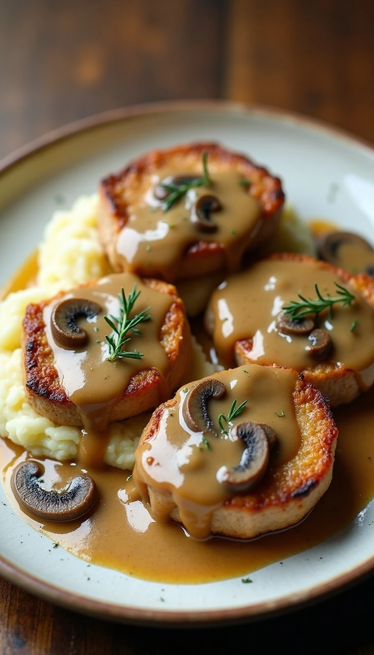 Easy Crockpot Pork Chops Recipe with Creamy Pork Gravy