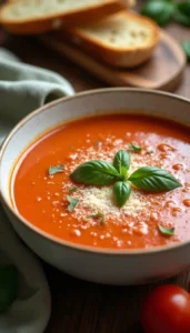 Crockpot Tomato Basil Soup Made Easy