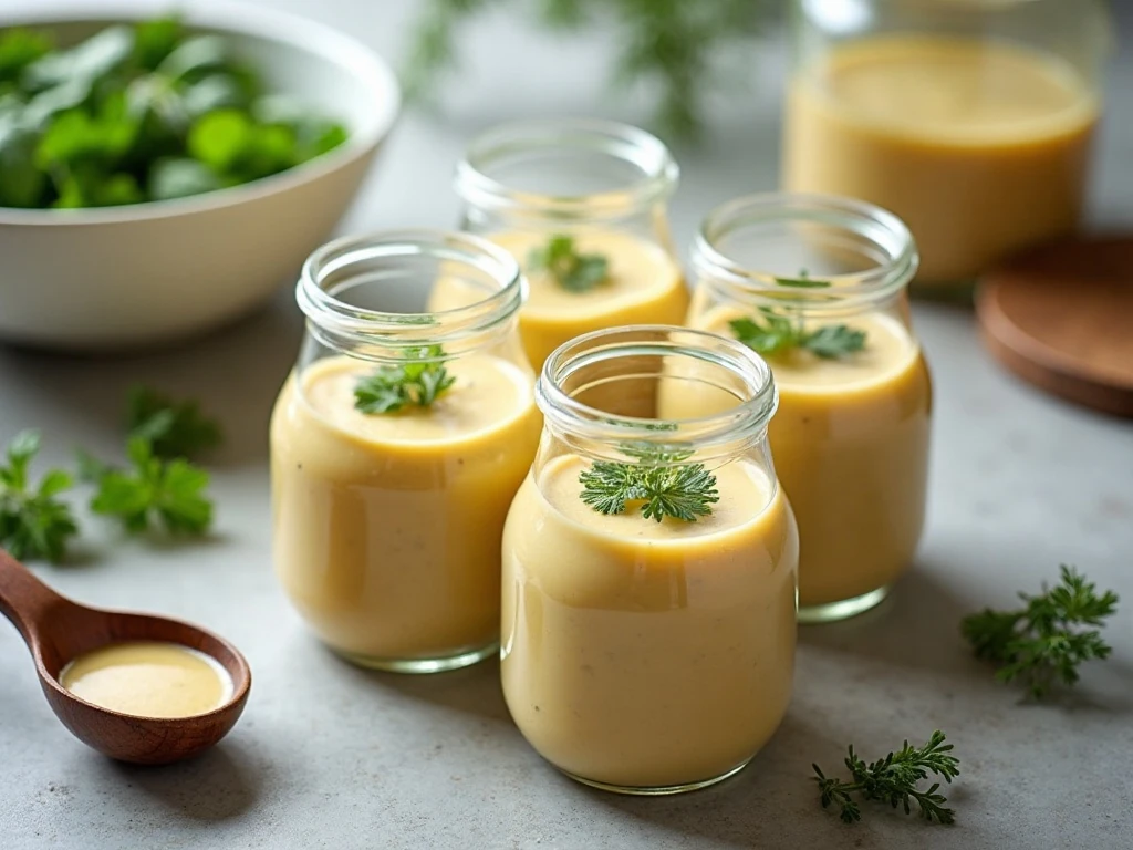 Stored and reheated vegan cauliflower soup