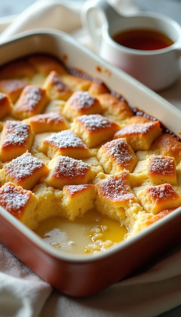 Easy Custard Bread Pudding Recipe with Soft, Creamy Centers