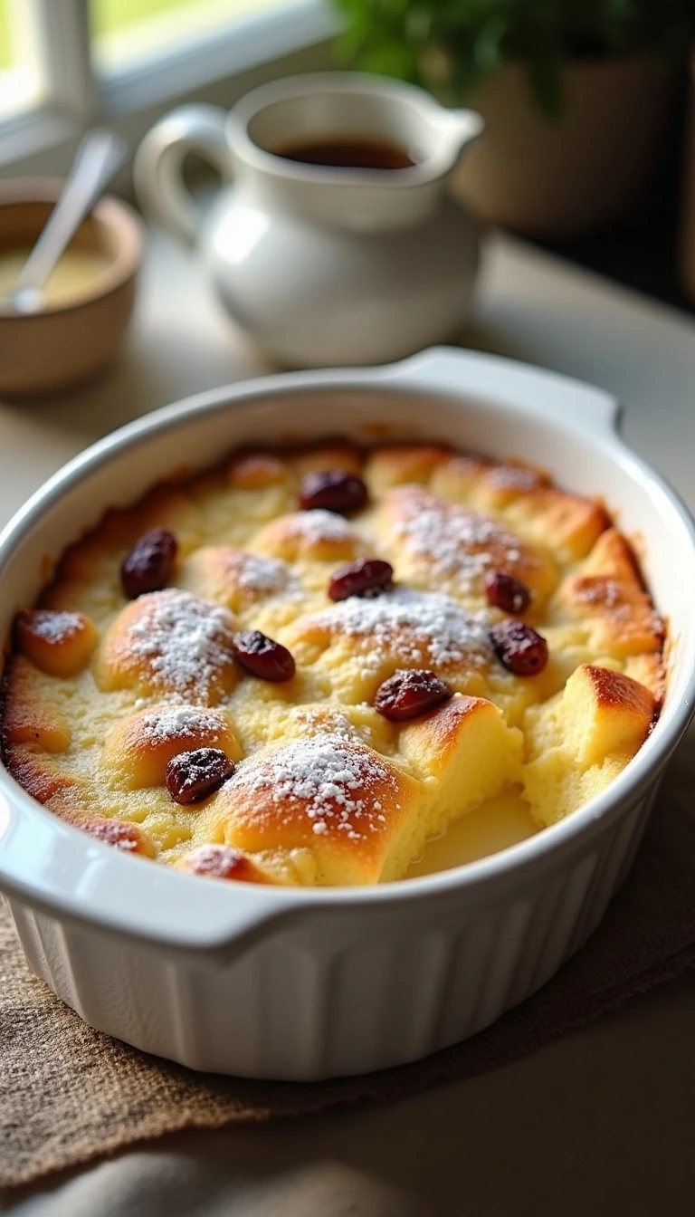 Easy Custard Bread Pudding Recipe with Warm Cinnamon Vanilla Flavor
