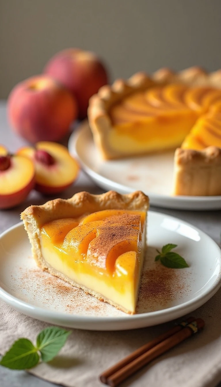 Custard Peach Pie Recipe: A Creamy Summer Classic