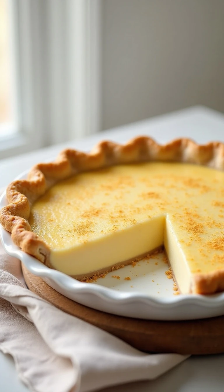 Easy Custard Pie Recipe With a Perfect Flaky Crust
