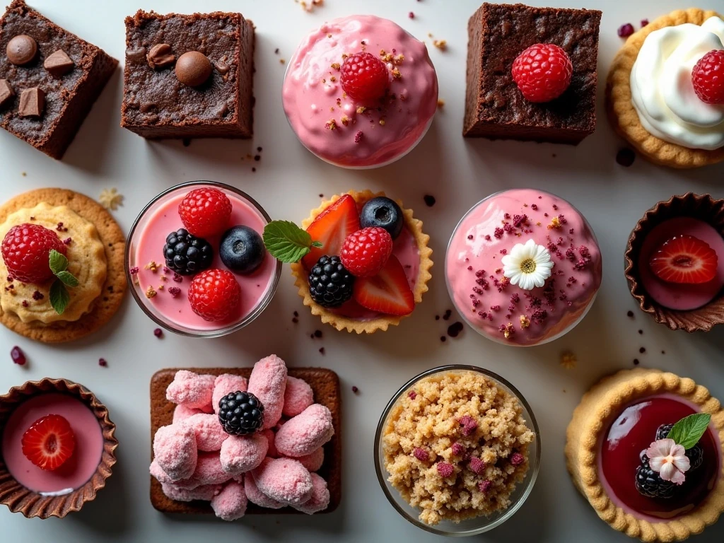 Variety of dairy-free egg-free dessert ideas
