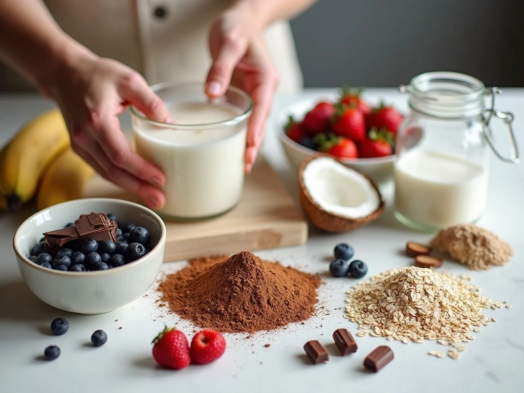 Plant-based ingredients for dairy-free and egg-free desserts