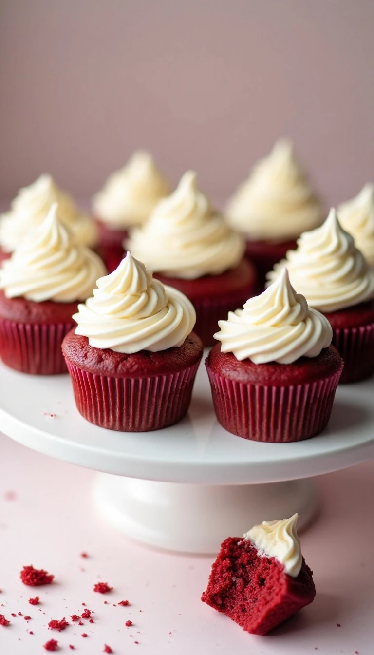 Decadent Classic Red Velvet Cupcake Recipe with Cream Cheese Frosting