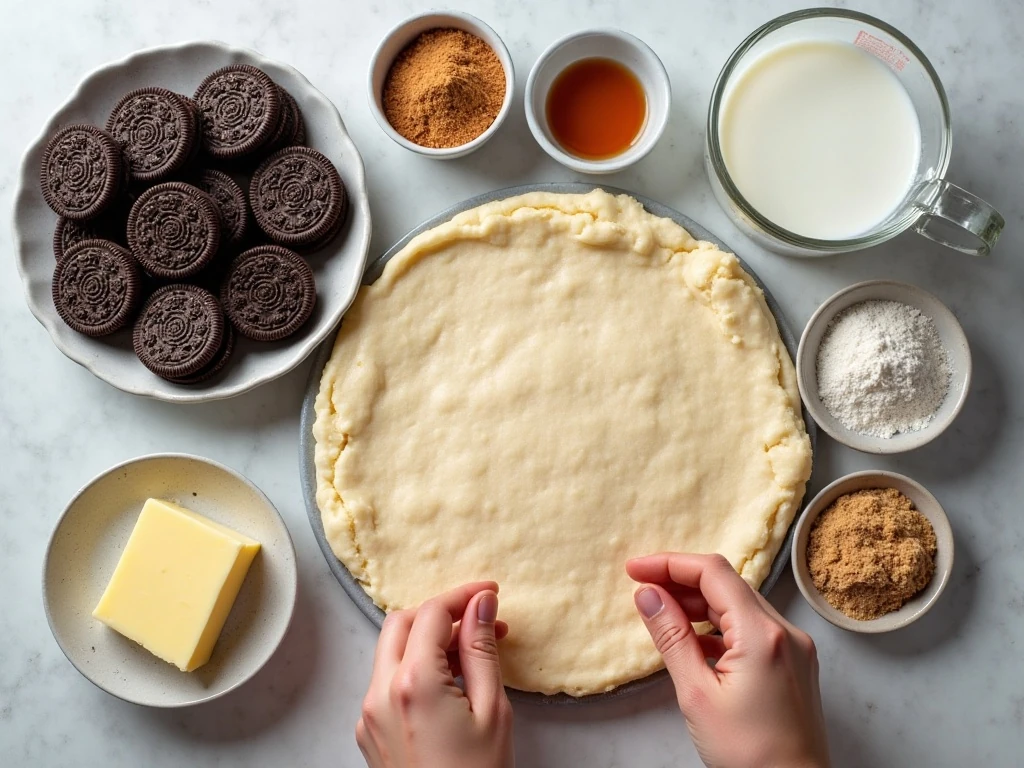 Ingredients for decadent Oreo monkey bread