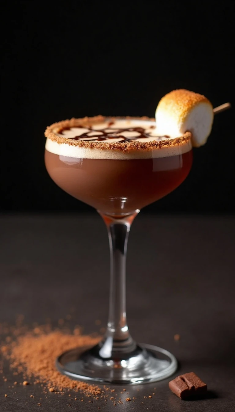 Decadent Roasted Marshmallow Cocktail Recipe