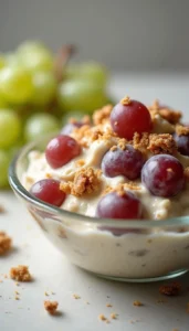 Delicious Creamy Grape Salad Recipe with Pecans