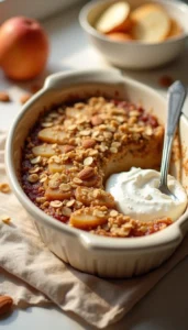 Delicious Pear Crisp with Almonds (Easy & Healthy)