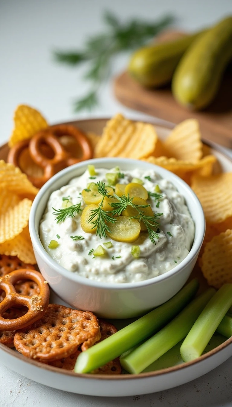 Easy 5-Minute Dill Pickle Dip Recipe