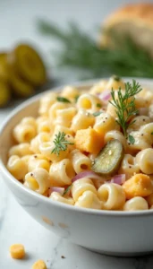Creamy Dill Pickle Pasta Salad Recipe